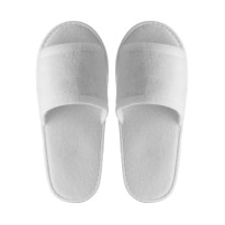 Open Toe Towelling Hotel Slippers